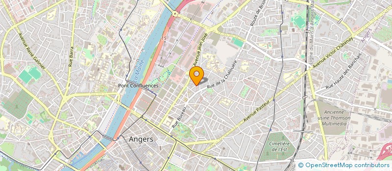 localisation de l'entreprise MADAME JOHANNA ZANON à ANGERS