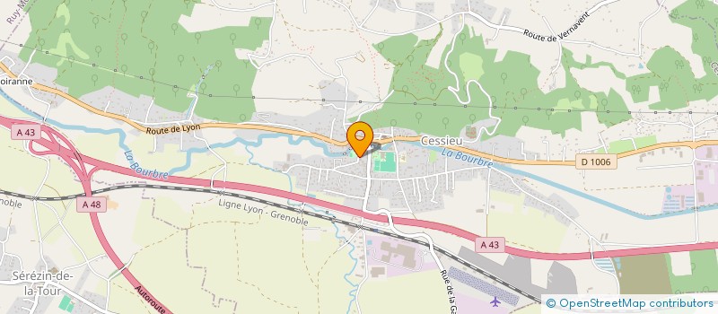 localisation de l'entreprise MADAME JOHANNE BATY  CESSIEU