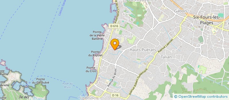 localisation de l'entreprise MADAME JOHANNE BERNAL à SIX-FOURS-LES-PLAGES