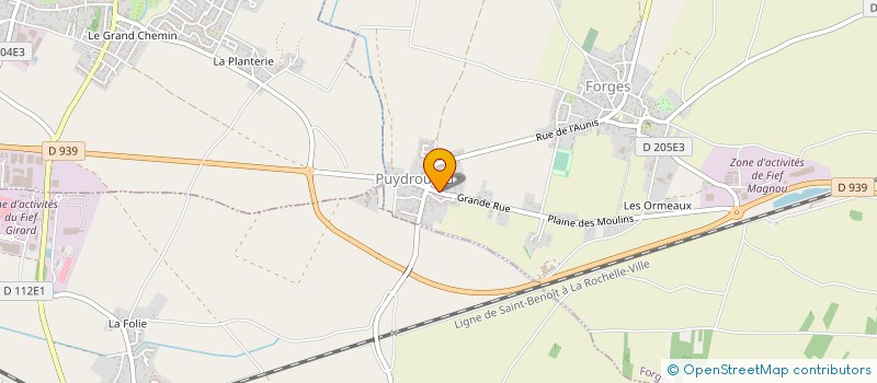 localisation de l'entreprise MADAME JOHANNE BONNIN  CIRE-D'AUNIS