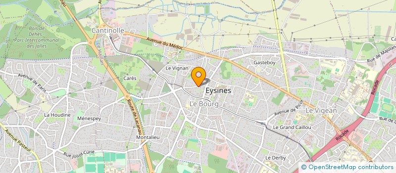 localisation de l'entreprise MADAME JOHANNE BOULOGNE à EYSINES