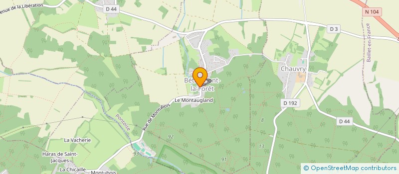 localisation de l'entreprise MADAME JOHANNE BRAMI à BETHEMONT-LA-FORET