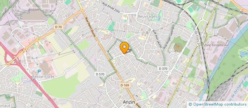 localisation de l'entreprise MADAME JOHANNE BRICOUT  ANZIN