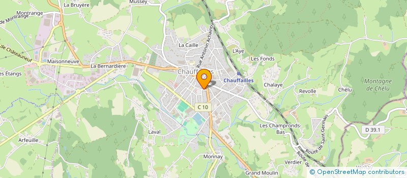 localisation de l'entreprise MADAME JOHANNE CARRIE  CHAUFFAILLES