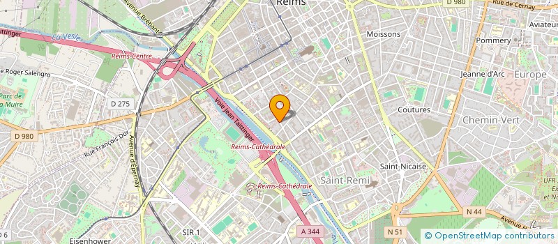 localisation de l'entreprise MADAME JOHANNE DASSE  REIMS