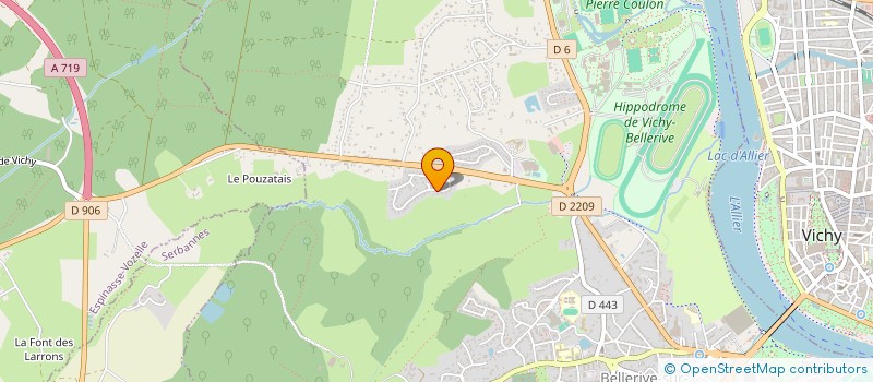 localisation de l'entreprise MADAME JOHANNE DUONG  BELLERIVE-SUR-ALLIER