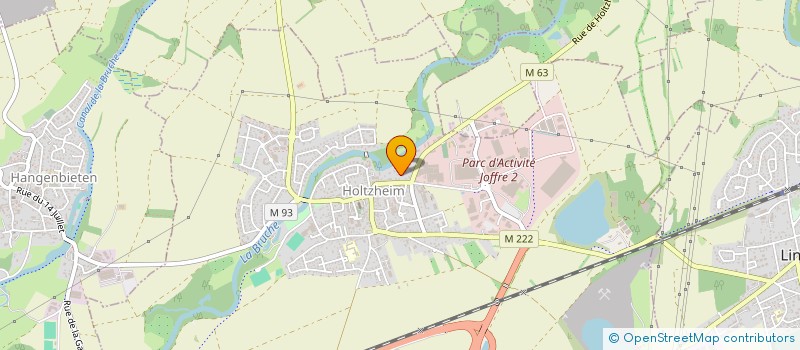 localisation de l'entreprise MADAME JOHANNE DUPAGNY  HOLTZHEIM