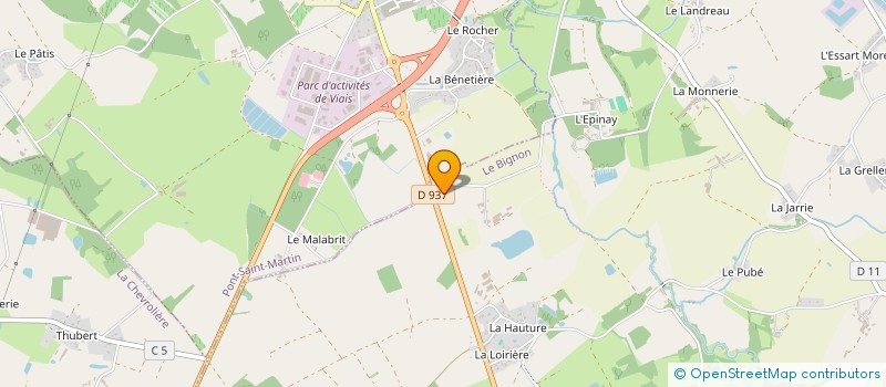 localisation de l'entreprise MADAME JOHANNE GUILLON à LE BIGNON