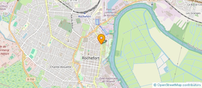 localisation de l'entreprise MADAME JOHANNE LABRUSSE  ROCHEFORT