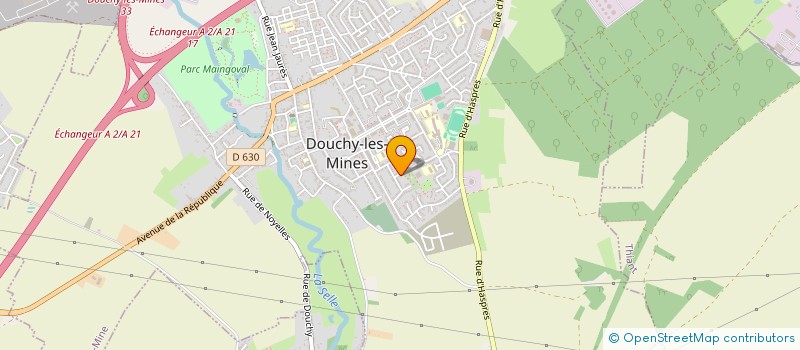 localisation de l'entreprise MADAME JOHANNE LANGLET à DOUCHY-LES-MINES