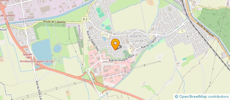 localisation de l'entreprise MADAME JOHANNE LANGLET  CAPPELLE-LA-GRANDE