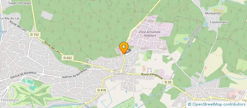 localisation de l'entreprise MADAME JOHANNE LOMBARDO  SOORTS-HOSSEGOR