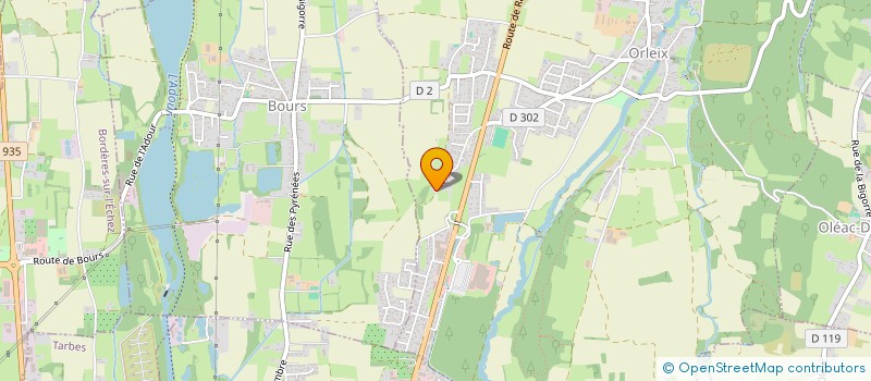 localisation de l'entreprise MADAME JOHANNE MATHERON  ORLEIX