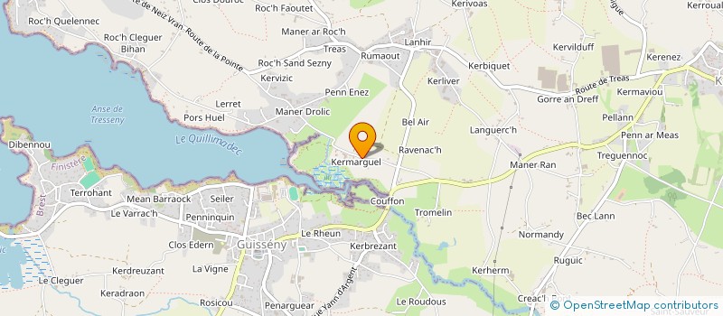 localisation de l'entreprise MADAME JOHANNE MATHON-CARTON  PLOUNEOUR-BRIGNOGAN-PLAGES