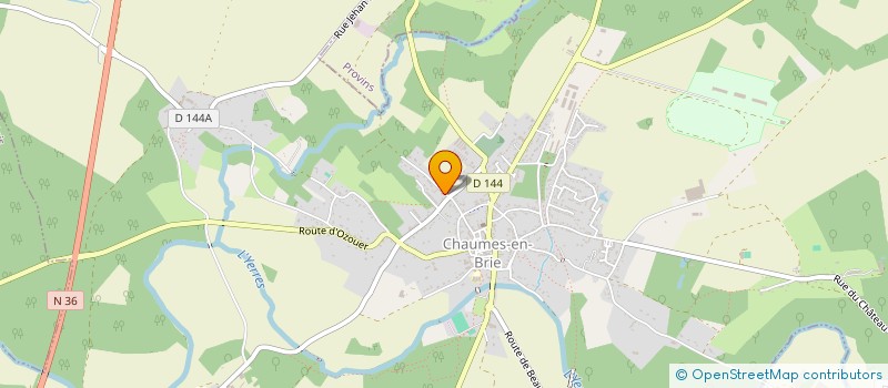 localisation de l'entreprise MADAME JOHANNE MILLIER  CHAUMES-EN-BRIE