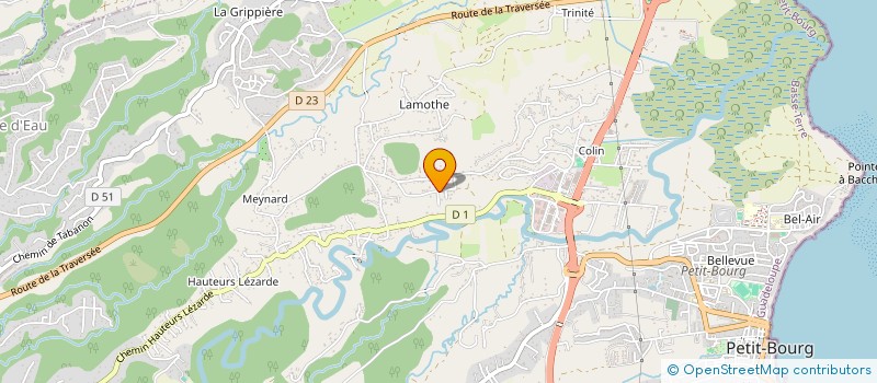 localisation de l'entreprise MADAME JOHANNE MONTOUT  PETIT-BOURG