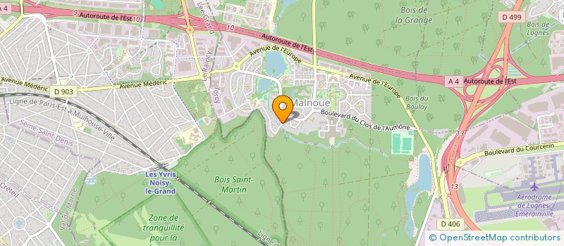 localisation de l'entreprise MADAME JOHANNE PIGNOLET  EMERAINVILLE