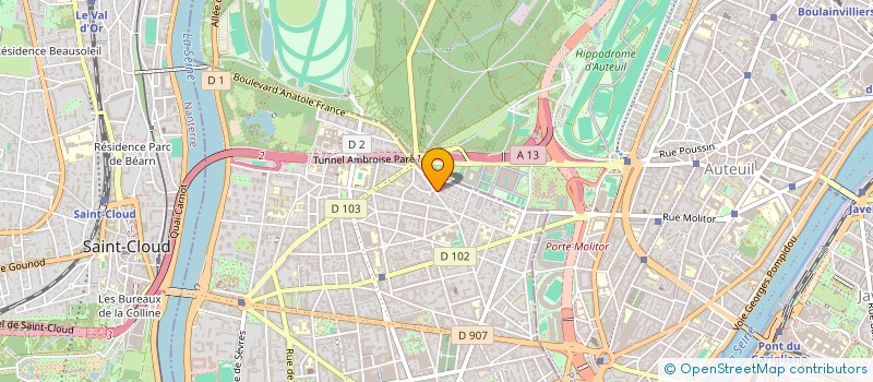 localisation de l'entreprise MADAME JOHANNE RAVILLY à BOULOGNE-BILLANCOURT