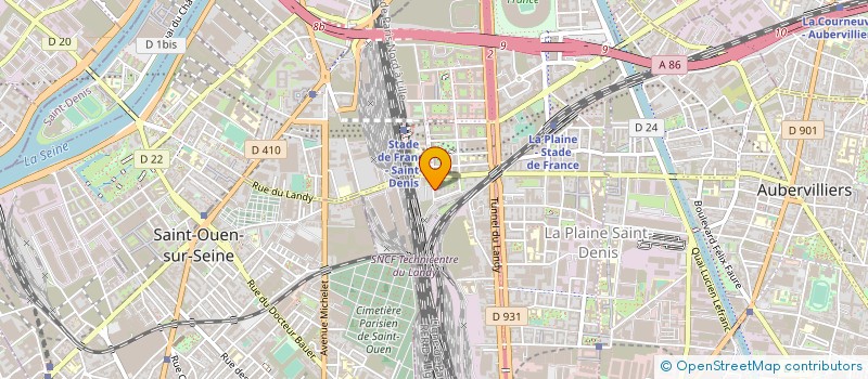 localisation de l'entreprise MADAME JOHANNE RAYMOND  SAINT-DENIS