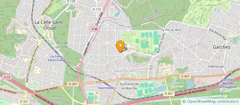 localisation de l'entreprise MADAME JOHANNE RECH  VAUCRESSON