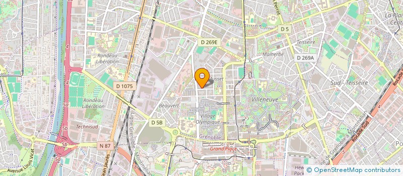 localisation de l'entreprise MADAME JOHANNE SIMON  GRENOBLE