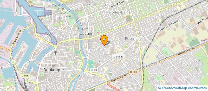 localisation de l'entreprise MADAME JOHANNE STROSBERG à DUNKERQUE