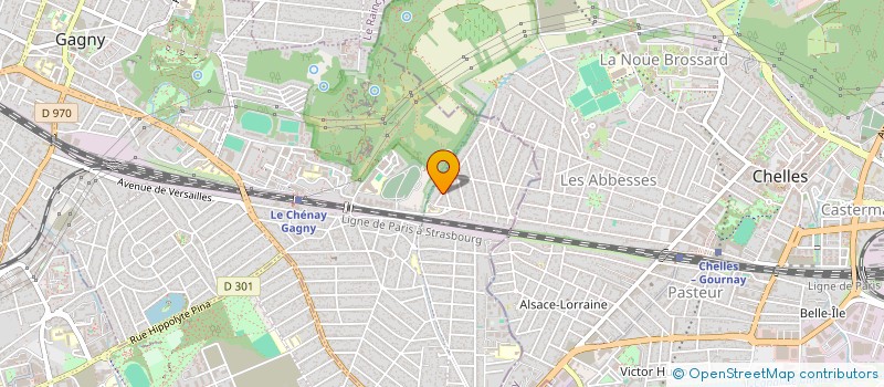 localisation de l'entreprise MADAME JOHANNE VAN NIEL  GAGNY