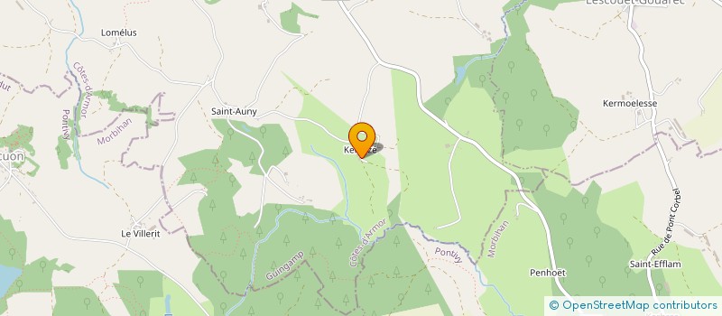 localisation de l'entreprise MADAME JOHANNES BRATTINGA à MELLIONNEC