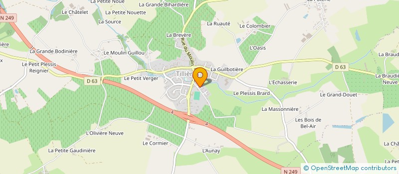 localisation de l'entreprise MADAME JOHANNIE DOLLET à SEVREMOINE