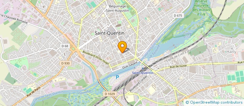 localisation de l'entreprise MADAME JOHANNY SOHAKHA à SAINT-QUENTIN