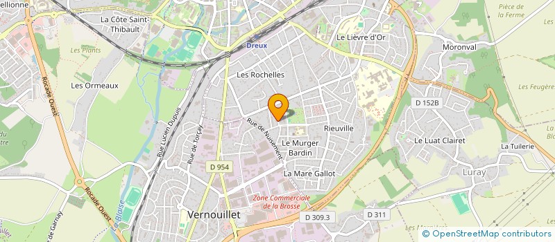 localisation de l'entreprise MADAME JOHARA BOUZIDANE à DREUX