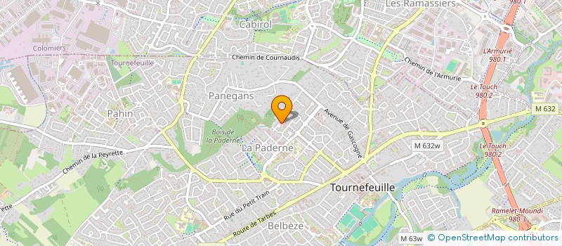 localisation de l'entreprise MADAME JOHINA SUBAHI MOHAMED  TOURNEFEUILLE