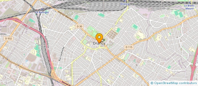 localisation de l'entreprise MADAME JOHN JACQUIN  DRANCY