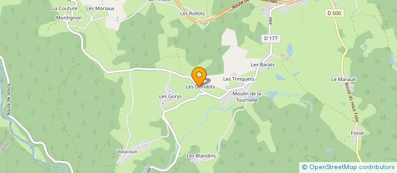 localisation de l'entreprise MADAME JOLANDA GOUW à ARLEUF