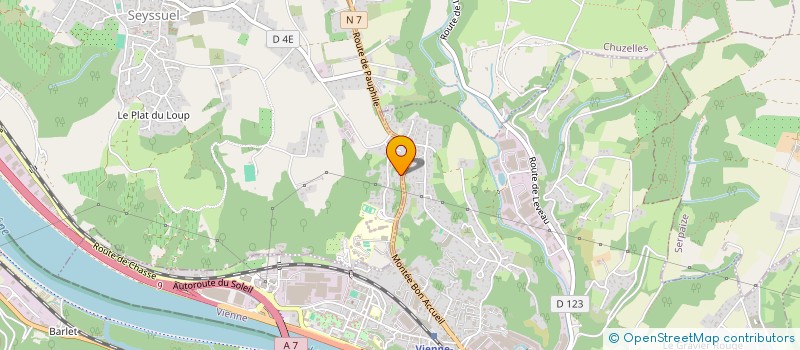 localisation de l'entreprise MADAME JOLANTA KWIATEK  SEYSSUEL