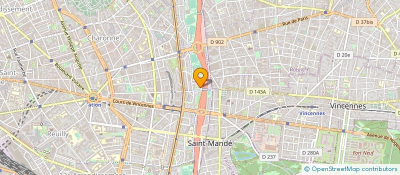 localisation de l'entreprise MADAME JOLENE NZOKOU MAGADJOU  PARIS