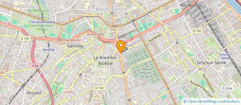 localisation de l'entreprise MADAME JOLIEN CARREBROUCK  LE KREMLIN-BICETRE