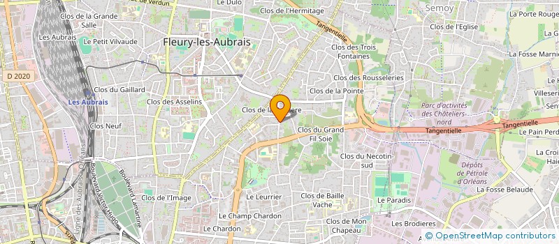 localisation de l'entreprise MADAME JOLINE TISSIER à ORLEANS