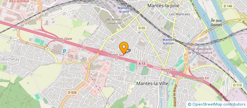 localisation de l'entreprise MADAME JOLLINA RAZAFIMANANTSOA  MANTES-LA-VILLE