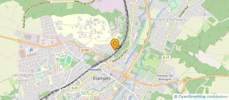 localisation de l'entreprise MADAME JOLLY SOULAYRES  ETAMPES