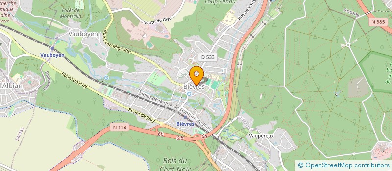 localisation de l'entreprise MADAME JONAS ECK  BIEVRES