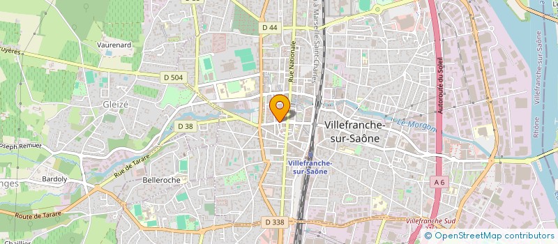 localisation de l'entreprise MADAME JONATHAN BARBIER  VILLEFRANCHE-SUR-SAONE