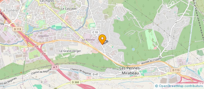 localisation de l'entreprise MADAME JONATHAN GIRARD à LES PENNES-MIRABEAU