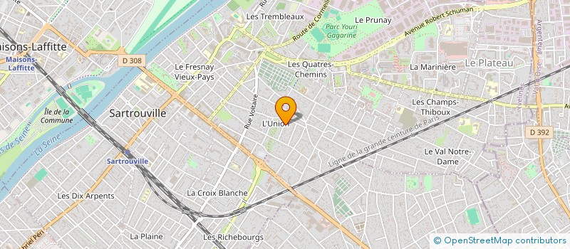 localisation de l'entreprise MADAME JONATHAN GOTTI à SARTROUVILLE