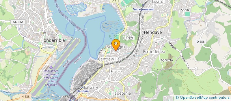 localisation de l'entreprise MADAME JONE JACAZZI  HENDAYE