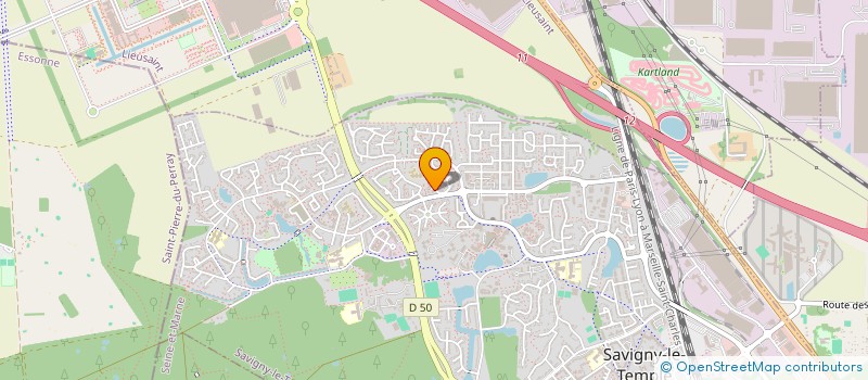 localisation de l'entreprise MADAME JONNA BRUN  SAVIGNY-LE-TEMPLE