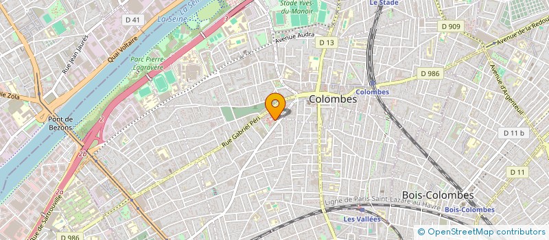 localisation de l'entreprise MADAME JOO-HEE KIM à COLOMBES