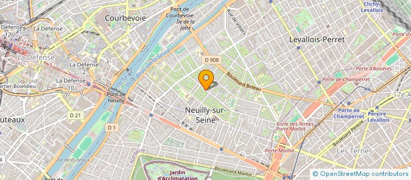 localisation de l'entreprise MADAME JORANE FLAMAND à NEUILLY-SUR-SEINE