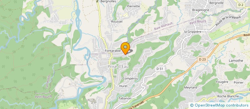 localisation de l'entreprise MADAME JORANIE SIMON  PETIT-BOURG