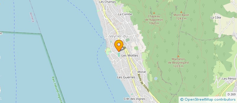 localisation de l'entreprise MADAME JORDAN CARVAJAL FINNEGAN  VEYRIER-DU-LAC